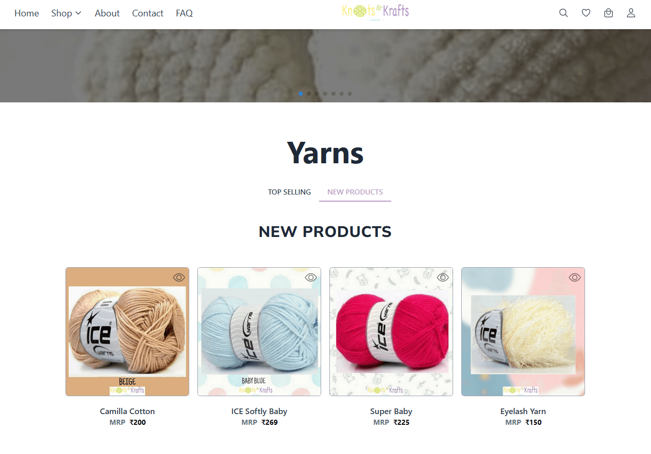Knots And Krafts Website
